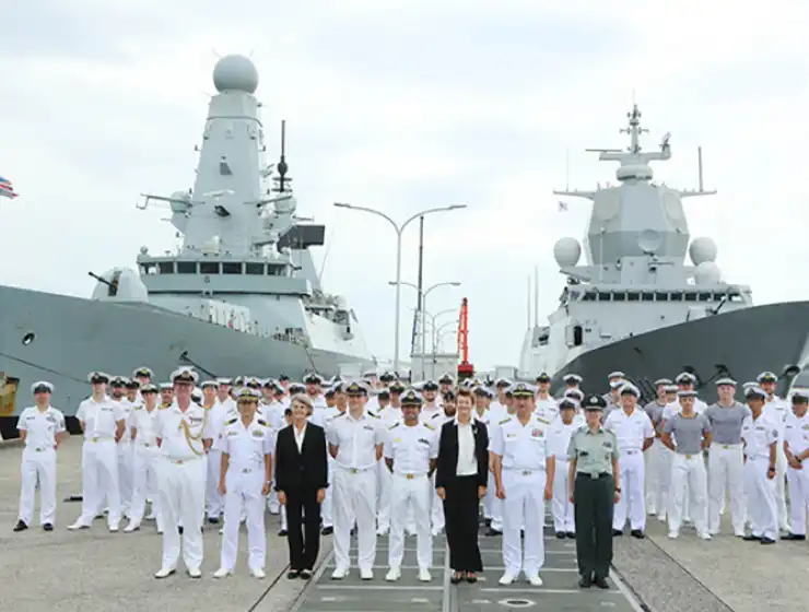 令和7年8月　英海軍とノルウェー海軍の日本訪問を支援