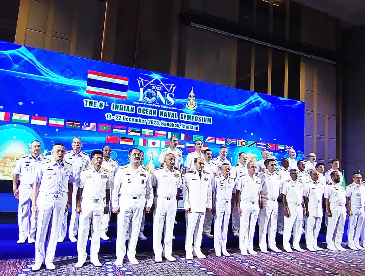 令和5年12月　タイ海軍主催インド洋海軍シンポジウムに日本代表として参加