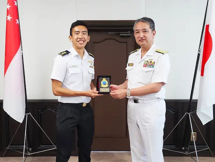 令和6年8月　シンガポール海軍来日を支援